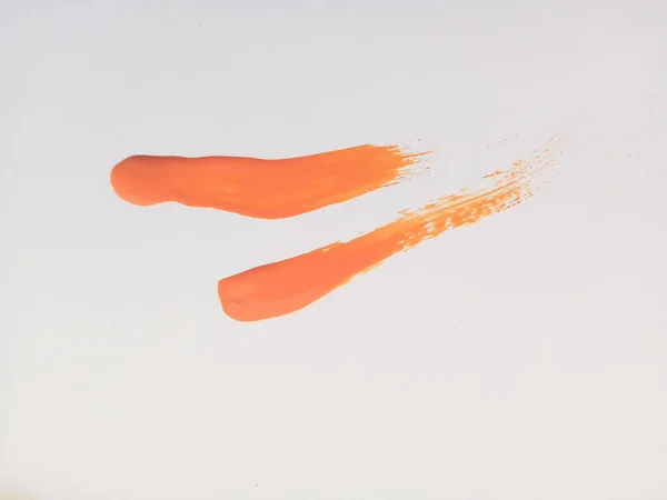 Оранжевый Цвет Белом Фоне — стоковое фото