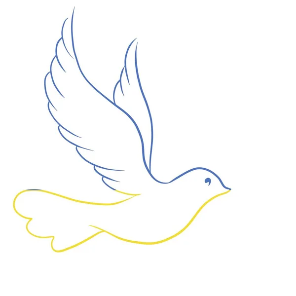 Символ Мира Голубь — стоковый вектор