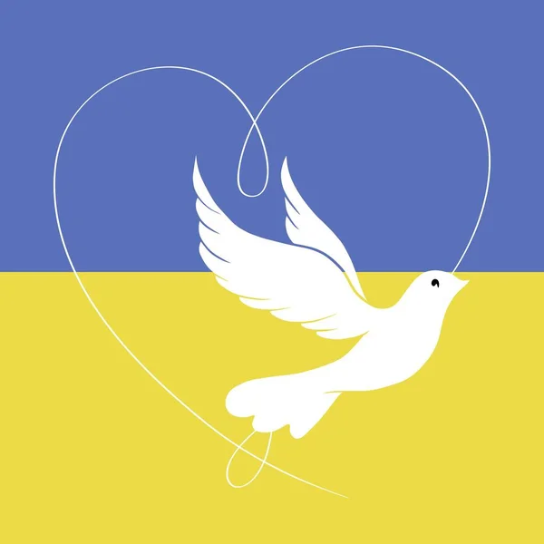Символ Миру Голубиний Птах — стоковий вектор