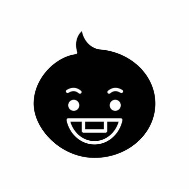 Icon Shooky Character. A cute face cartoon. Suitable for smartphone wallpaper, prints, poster, flyers, greeting card, ect