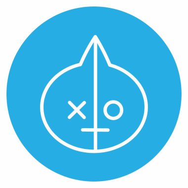 Icon Van Character. A cute face cartoon. Suitable for smartphone wallpaper, prints, poster, flyers, greeting card, ect.