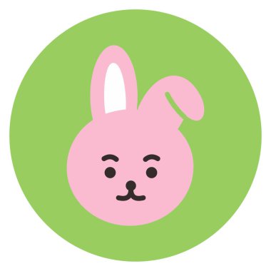Icon Cooky Character. A cute face cartoon. Suitable for smartphone wallpaper, prints, poster, flyers, greeting card, ect.
