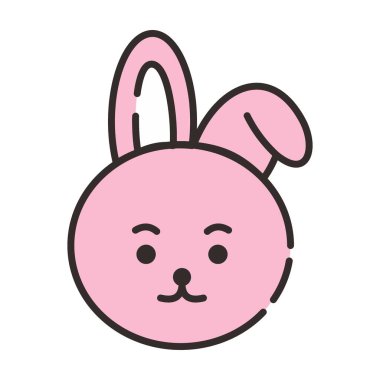 Icon Cooky Character. A cute face cartoon. Suitable for smartphone wallpaper, prints, poster, flyers, greeting card, ect.
