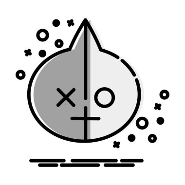 Icon Van Character. A cute face cartoon. Suitable for smartphone wallpaper, prints, poster, flyers, greeting card, ect.