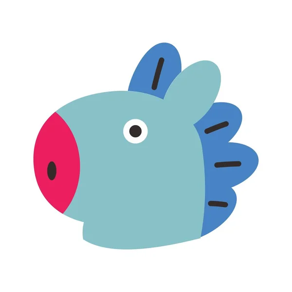 Icon Mang Character Cute Face Cartoon Suitable Smartphone Wallpaper Prints — Stockvektor