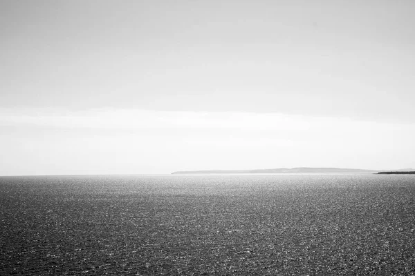 Monochrome Image Sea — Fotografia de Stock