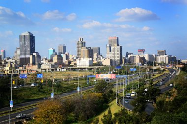 Modern Güney Afrika şehri Johannesburg