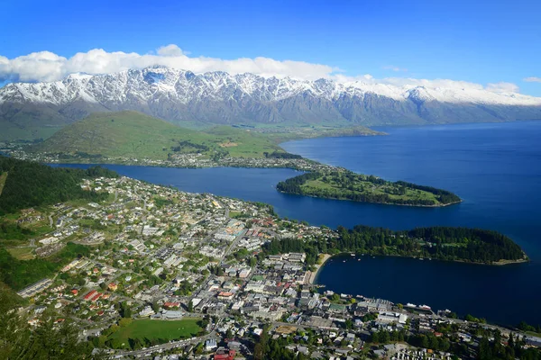 Yeni Zelanda Nın Güney Adası Ndaki Queenstown Reklam Başkenti Telifsiz Stok Imajlar