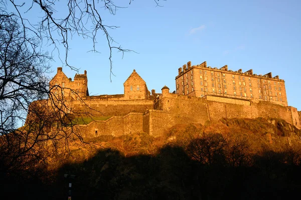 Majestic Edinburgh Castle Scotland — Stockfoto