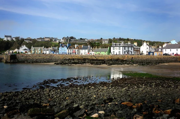 Scenic Popular Scottish Seaside Village Portpatrick — 스톡 사진
