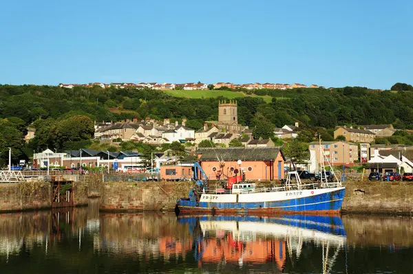 Harbour English Coastal Town Whitehaven Cumbria — 图库照片