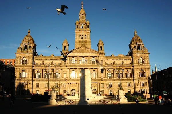 City Chambers George Square Glasgow Scotland — Stock Photo, Image