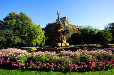 Ross Fountain, Edinburgh Şatosu, İskoçya