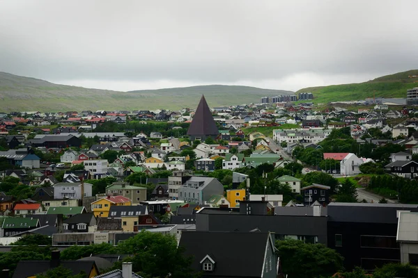 Stad Torshavn Grootste Nederzetting Van Faeröer — Stockfoto