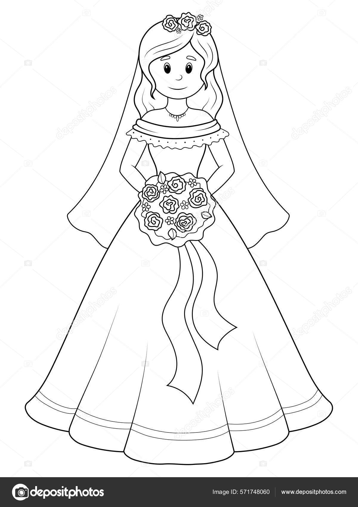 Vestidos de novia para colorear new arrivals