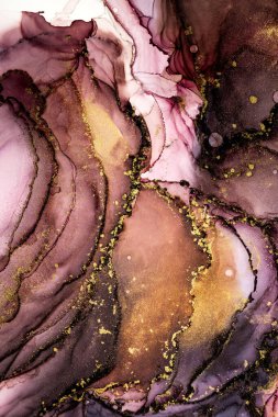 Alkol mürekkebiyle makro resim