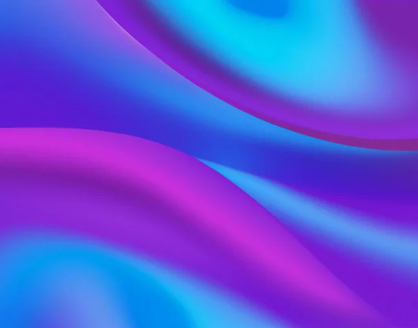 Trendy neon Ultra Violet and Blue abstract wave background, liquid ink texture. Modern stylish illustration with wavy acrylic effect. abstract background with colorful gradient. 2d illustration of modern movement.