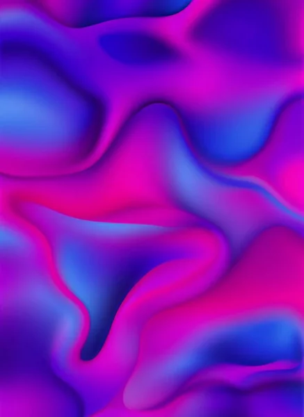fluid gradients with gradient. abstract background with colorful neon lights. 2d illustration of digital movement.