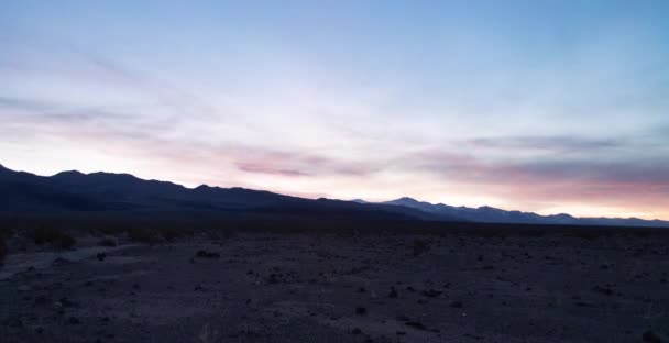 Time Lapse Sun Rising Telescope Peak Panamint Range Seen Panamint — Stok Video