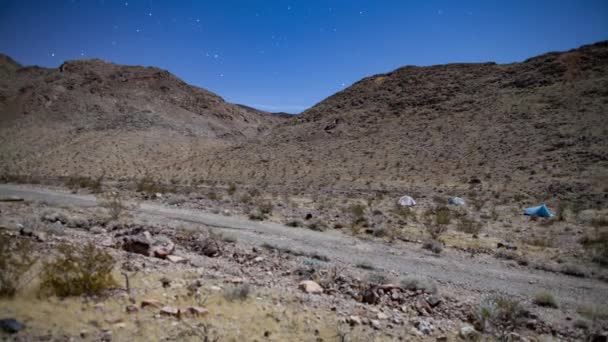 Hour Night Day Time Lapse Abandoned Noonday Mine South Nopah — Vídeos de Stock