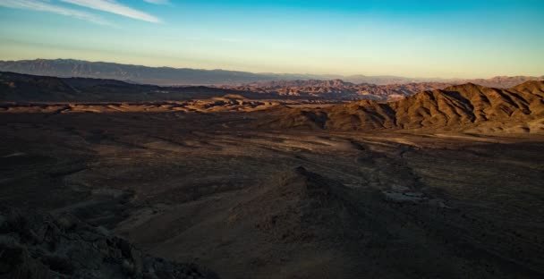 Sunrise Time Lapse Abandoned Noonday Mine South Nopah Wilderness Looking — Vídeos de Stock