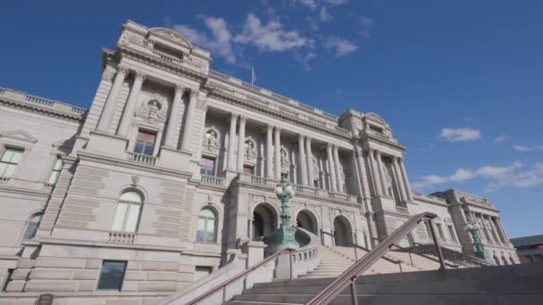 Library Congress Thomas Jefferson Building Located 101 Independence Ave Washington — Stock video