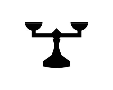 Denge ölçekli vektör resimleme şablonu