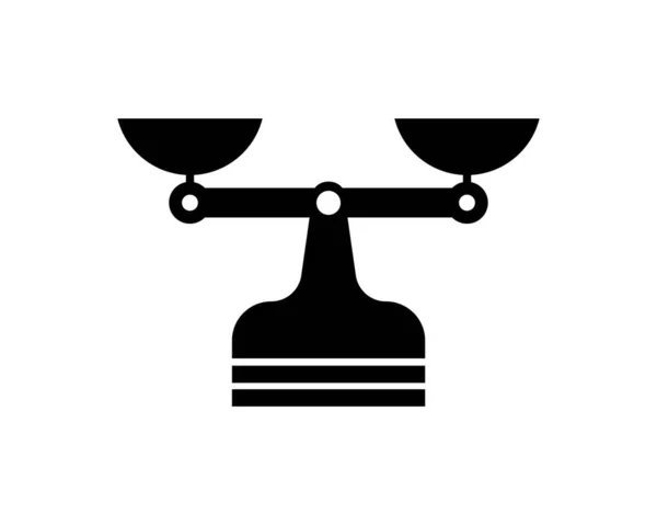 Balance Scale Icon Vector Illustration — Wektor stockowy