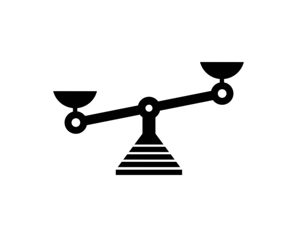 Balance Scale Icon Vector Illustration — Wektor stockowy