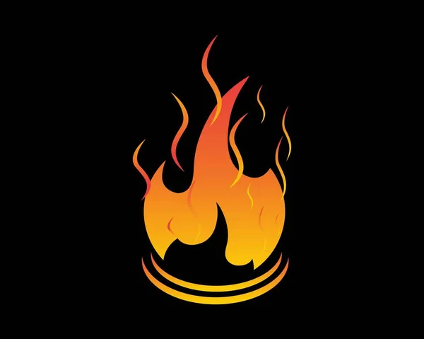 Logo Antincendio Icona Design Illustrazione Vettoriale — Vettoriale Stock