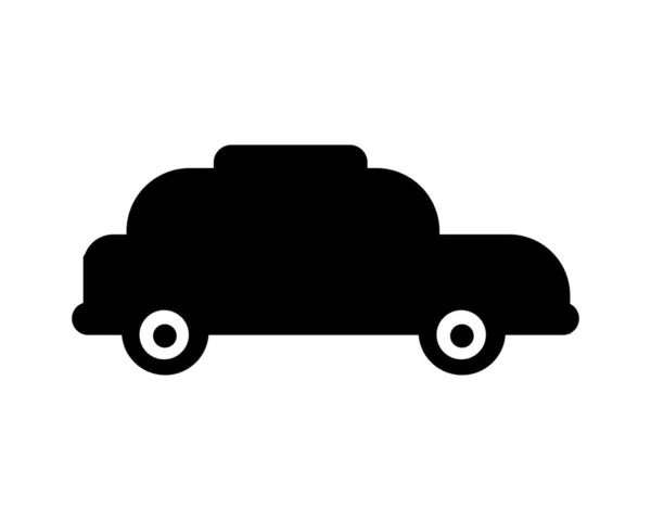 Car Silhouette Icon Illustration Template Many Purpose Isolated White Background — 图库矢量图片