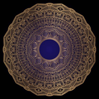 Lüks dekoratif mandala tasarımı