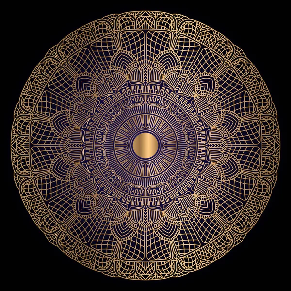Mandala Islamic Style Luxury Arabesque Pattern Ramadan Style Decorative Mandala —  Vetores de Stock