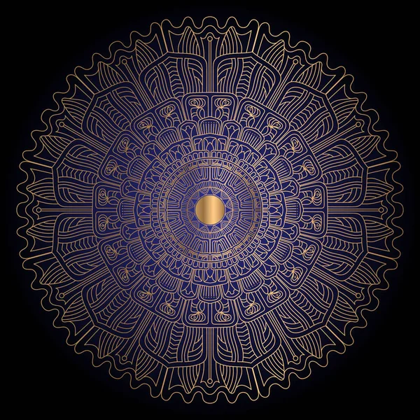 Mandala Islamic Style Luxury Arabesque Pattern Ramadan Style Decorative Mandala —  Vetores de Stock