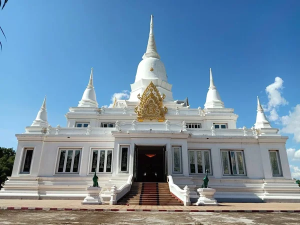 Phra Borommathat Chedi Mongkhon Wat Mai Ban Tan Temple Khok — Stock Fotó