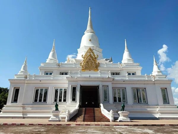 Phra Borommathat Chedi Mongkhon Wat Mai Ban Tan Temple Khok — Φωτογραφία Αρχείου