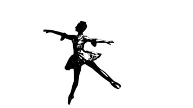 This silhouette ballerina, female ballet dancer animation, is an ideal choice to add life and appeal to your visual creative work.  Art Allure Animations: 