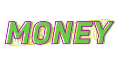 This is the animated kinetic typography of the word money, with the echo motion effect & transparent background. Add life and appeal to your visual creative work today!  Art Allure Animations: 