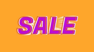 This is the animated kinetic typography of the word: sale, with the echo motion effect & transparent background. Add life and appeal to your visual creative work today!  Art Allure Animations: 