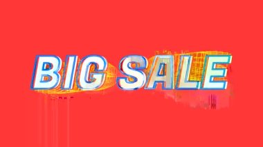 This is the animated kinetic typography of the phase: Big Sale, with the echo motion effect. Add life and appeal to your visual creative work today!  Art Allure Animations: 