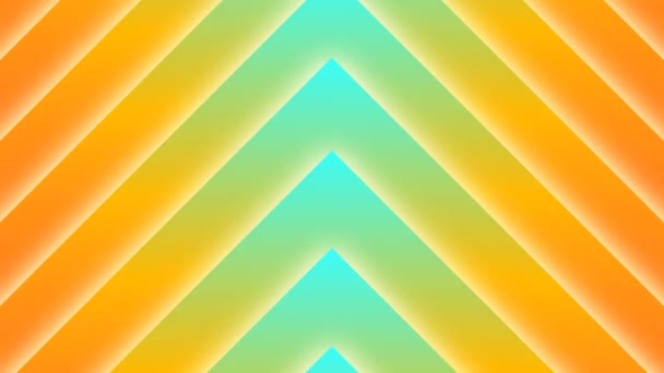 Animated Summer Geometric Triangle Shape Moving Easy Ease Flow Add — Video Stock