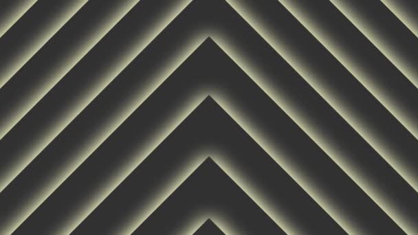 Animated Shades Gray Geometric Triangle Shape Moving Easy Ease Flow — Vídeos de Stock