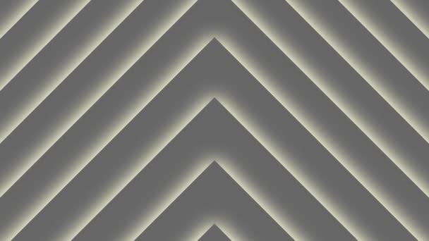 Animated Shades Gray Geometric Triangle Shape Moving Easy Ease Flow — Video Stock