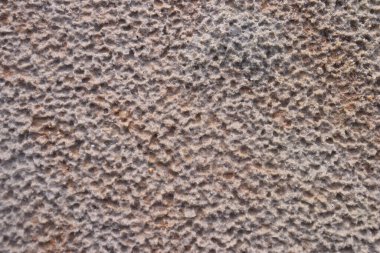 White sand with a pattern formed by rain drops