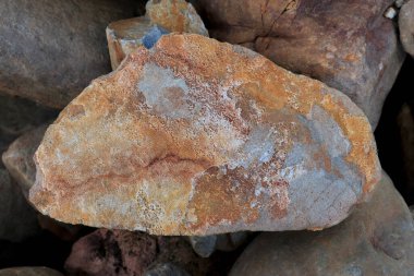 Tortul kayanın iç tabakası. Taş arkaplan.