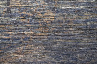Eski tahta parçalarının dokusu kahverengi ve çatlamış. Arkaplan ve kopyala yapıştır