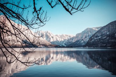 Güzel göl manzarası