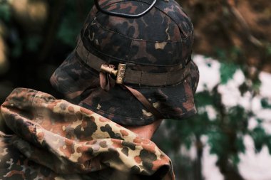 Kharkiv Oblast, Ukraine. July 11, 2022. Ukrainian soldier on the front line
