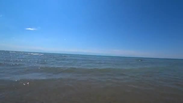 Tempo Lapso Vídeo Costa Mar Imagens Alta Qualidade — Vídeo de Stock