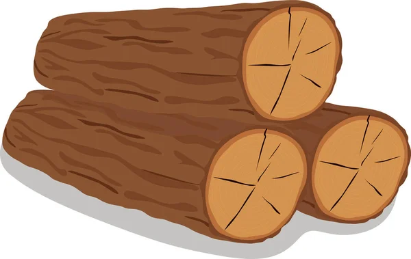 Struktura Vektorového Dřeva Vlnitého Kroužku Plátku Stromu Černobílý Dřevěný Pahýl — Stockový vektor